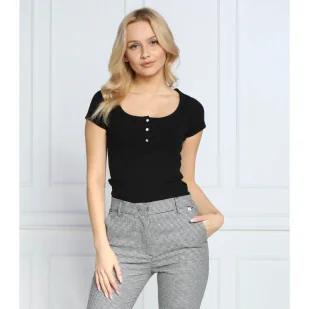 GUESS Bluzka KARLEE | Slim Fit - Bluzki damskie - miniaturka - grafika 1