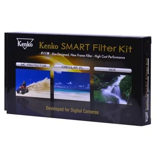 Kenko ZESTAW FITRÓW SMART KIT 67mm CPL ND8 OCHRONNY + WYSYŁKA GRATIS Tel 500 005 235 ! - Filtry fotograficzne - miniaturka - grafika 1