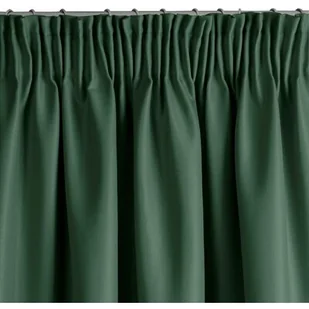 Eurofirany Zasłona Aggie na taśmie 140x270 Zielona ex-zas-aggie-c.ziel-140x270-taśma - Zasłony - miniaturka - grafika 1