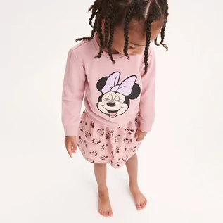 Bluzy dla dziewczynek - Reserved - Bluza Minnie Mouse - Różowy - grafika 1