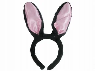 Opaska '' Króliczek '' różowe uszy /1 sztuka - Dodatki do strojów karnawałowych - miniaturka - grafika 1