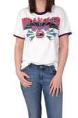 Koszulki i topy damskie - WRANGLER BOYFRIEND OFFWHITE T-SHIRT DAMSKI - miniaturka - grafika 1