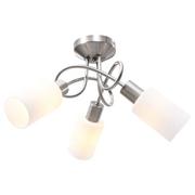 Lampy sufitowe - Vida Lampa sufitowa z ceramicznymi kloszami na 3 żarówki E14 V-289229 - miniaturka - grafika 1