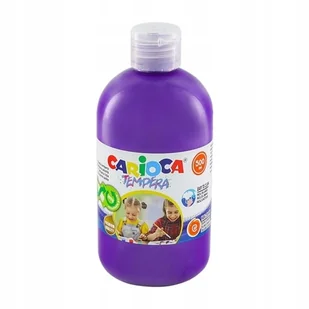 FARBA TEMPERA CARIOCA 500ml 40427/18 FIOLETOWA 1szt. - Przybory szkolne - miniaturka - grafika 1