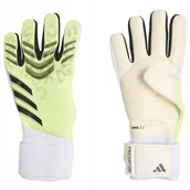 Piłka nożna - Rękawice adidas Predator GL COM JN5371 żółty 10,5 - miniaturka - grafika 1