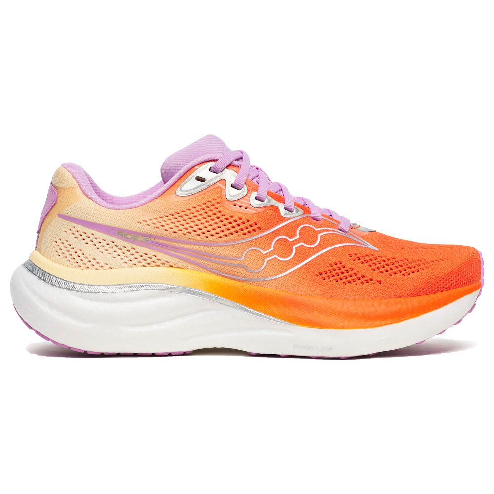 Damskie buty do biegania Saucony Ride 19 Fire/Orchid UK 6,5
