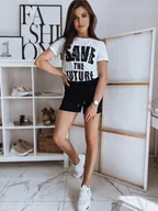 Dresy damskie - Komplet damski SAVE II czarny Dstreet AY0579-M - miniaturka - grafika 1