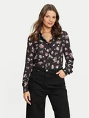 Koszule damskie - Guess Koszula W4BH56 WGLA2 Czarny Comfort Fit - miniaturka - grafika 1