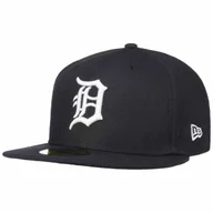 Czapki i chusty sportowe męskie - Czapka 59Fifty AC Perf Tigers by New Era, ciemnoniebieski, 7 0/0 (55,8 cm) - miniaturka - grafika 1