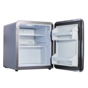 Minibar RETRO 46L Srebrny - Szafy i witryny chłodnicze - miniaturka - grafika 1