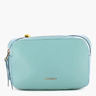 Damska torba na ramię typu cross-body ze skóry naturalnej Coccinelle GLEEN E1N15150201B16 Jasnoniebieska (8059978536495) - Torebki damskie - miniaturka - grafika 1