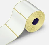 Etykiety samoprzylepne i bloki etykiet - Samoprzylepne etykiety 39x74 mm, 1000 szt., papier dla TTR, rolka - miniaturka - grafika 1