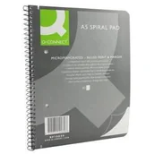 Notesy i bloczki - Q-CONNECT NOTATNIK , A5, w linię, 80 70gsm, perforacja KF10039 - miniaturka - grafika 1