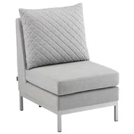 Sofy ogrodowe - Moduł środkowy KETTLER Ego Modular Dining 0105839-7200 Srebrno-szary - miniaturka - grafika 1