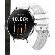 Smartwatch - SMARTWATCH DAMSKI ENTER AURA NOWOCZESNY WIELOFUNKCYJNY PASEK + BRANSOLETA - miniaturka - grafika 1