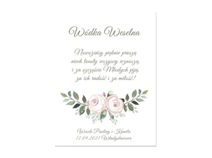 Etykiety personalizowane na butelkę z Wódką Weselną - 9 szt. - Wesele i ślub - miniaturka - grafika 1
