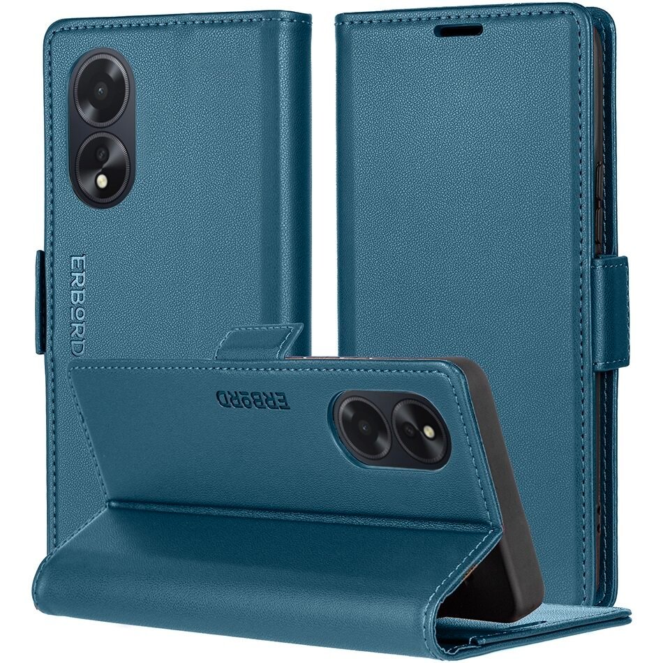 Etui z klapką do Oppo A60 Erbord magnetyczne case portfel skóra ekologiczna
