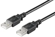 Kable USB - Kabel USB MicroConnect USB2.0 A-A 0,1m M-M Black USBAA01B - miniaturka - grafika 1