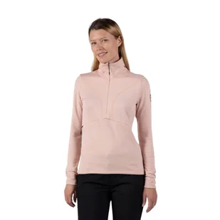 Bluza Rossignol W Blackside Fleece HZ różowa - L - Bluzy narciarskie - miniaturka - grafika 1
