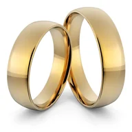 Obrączki ślubne - Obrączki ślubne klasyczne zaokrąglone 5 mm - miniaturka - grafika 1