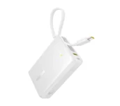 Powerbanki - Baseus PicoGo Digital Display 10000mAh 45W Biały - miniaturka - grafika 1