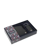 Breloki - Tommy Hilfiger Zestaw upominkowy Gp Eton Cc And Coin Pckt Keyfob AM0AM07931 Czarny - miniaturka - grafika 1