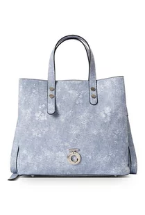 Trzykomorowa torebka do ręki Nobo denim - Torebki damskie - miniaturka - grafika 1