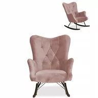 Fotele - Fotel uszak skandynawski Luna bujany Family Meble - miniaturka - grafika 1