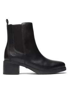 Timberland Skórzane botki "Dalston Vibe" w kolorze czarnym - Botki damskie - miniaturka - grafika 1