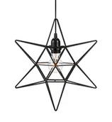 Oświetlenie świąteczne - Markslojd Gwiazda dContour jako wisząca lampa, czarna - miniaturka - grafika 1