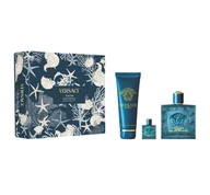 Zestawy perfum męskich - Versace Eros woda toaletowa 100 ml + 5 ml + żel pod prysznic 150 ml - miniaturka - grafika 1