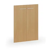 Inne meble biurowe - Drzwi skrzydłowe PRIMO, para, wysokość 1042 mm, buk - miniaturka - grafika 1
