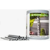 Akcesoria do ogrodzeń - Taśma elastyczna ogrodzeniowa 19 x 3500 cm szara + 20 klipsów - miniaturka - grafika 1