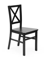 Krzesła - Czarne drewniane krzesło do stołu - Mertis 4X - miniaturka - grafika 1