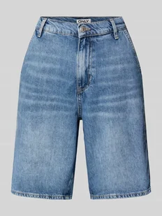 Szorty jeansowe o kroju regular fit z wpuszczanymi kieszeniami model ‘TAMMY’ - Spodenki damskie - miniaturka - grafika 1