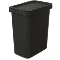 Kosze na śmieci - Prosperplast Keden kosz na śmieci systema - czarny recykling 12 l - miniaturka - grafika 1