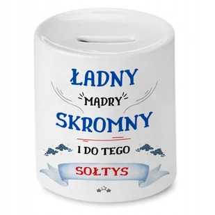 Skarbonka Dla Sołtysa na Urodziny Imieniny Prezent z Nadrukiem ze Zdjęciem - Skarbonki - miniaturka - grafika 1