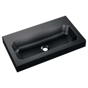 Umywalki - Umywalka MILET 35 Granitowa night glow 35 x 61 x 9 cm - miniaturka - grafika 1