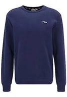 Bluzy męskie - FILA Męska bluza BRUSTEM Crew w w Medieval Blue, M, Medieval Blue, M - miniaturka - grafika 1