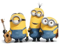 Ciasta i półprodukty do ciast - Dekoracyjny opłatek tortowy Minionki - A4 - miniaturka - grafika 1
