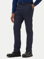 Spodnie męskie - Calvin Klein Chinosy LV04LD613G Granatowy Slim Fit - miniaturka - grafika 1