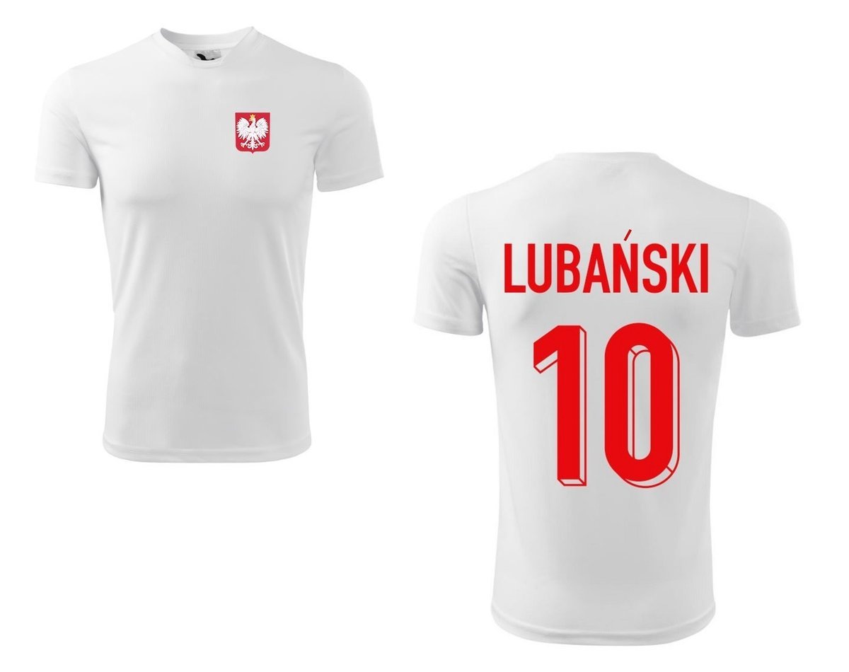 Treningowa Koszulka POLSKA LUBAŃSKI 10 jr