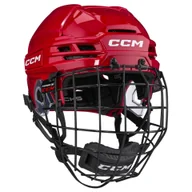 Hokej - Kask hokejowy CCM Tacks 720 Combo Red Senior L - miniaturka - grafika 1