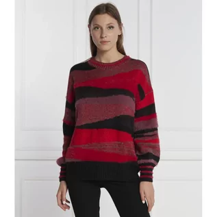 Swetry damskie - Desigual Sweter | Relaxed fit | z dodatkiem wełny - grafika 1