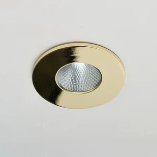 Lampa podtynkowa okrąg CLEAN AZ5988 Azzardo LED 7W 3000-6000K IP44 złoty przezroczysty - Lampy sufitowe - miniaturka - grafika 1