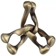 Łamigłówki - Cast Hanayama Huzzle Trinity Poziom 6 107549 - miniaturka - grafika 1