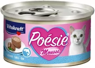 Mokra karma dla kotów - Vitakraft POESIE MUS ŁOSOŚ 85g karma d/kota - miniaturka - grafika 1