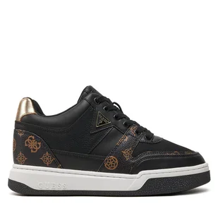 Sneakersy Guess Marlew FLTMAR ELE12 Czarny - Sneakersy damskie - miniaturka - grafika 1