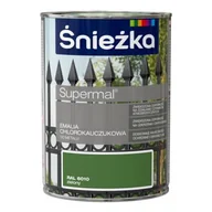 Emalie - Emalia chlorokauczukowa Supermal zielona 900 ml Śnieżka - miniaturka - grafika 1