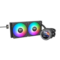Chłodzenie wodne - Thermaltake CL-W416-PL14SW-A system chłodzenia komputerów Obudowa komputera, Procesor Chłodnica cieczy all-in-one 14 cm Czarny 1 szt. - miniaturka - grafika 1
